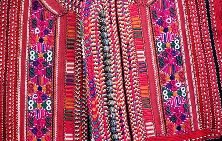 Picture of a Handwoven macedonian vest, macro
