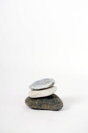 Picture of a Three zen stonesの写真素材