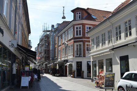 Picture of Aalborg town, Denmark, august, 6, 2015のeditorial素材