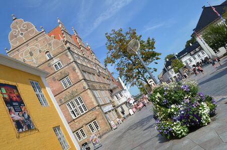 Picture of Aalborg town, Denmark, august, 6, 2015のeditorial素材