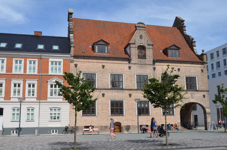 Picture of Aalborg town, Denmark, august, 6, 2015
