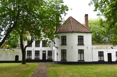 Picture of an ZEEBRUGGE, BELGIUM, 7 june 2015: Old architecture of Zeebrugge  city in Belgiumのeditorial素材