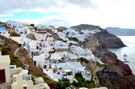 Picture of a Famous travel destination Santorini Island ,Greeceの写真素材