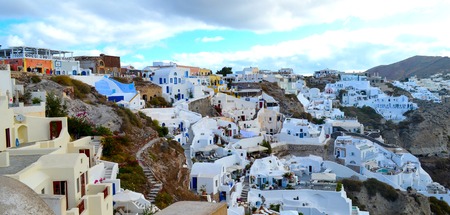 Picture of a Famous travel destination Santorini Island ,Greeceの写真素材