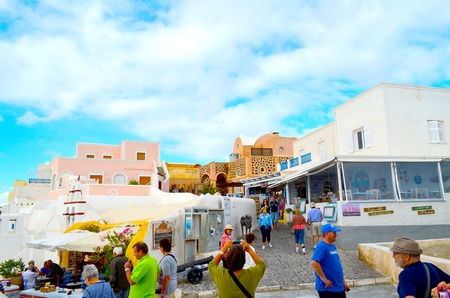 Picture of a Famous travel destination Santorini Island ,Greeceのeditorial素材