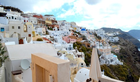 Picture of a Famous travel destination Santorini Island ,Greeceの写真素材