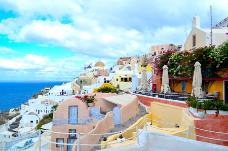 Picture of a Famous travel destination Santorini Island ,Greece