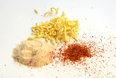 Picture of a Intant soup noodles. Fas food conceptの写真素材