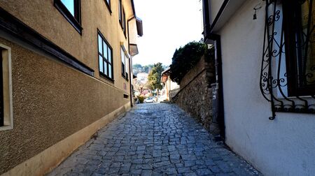 Picture of Streets at older part of Ohrid,Macedonaの写真素材