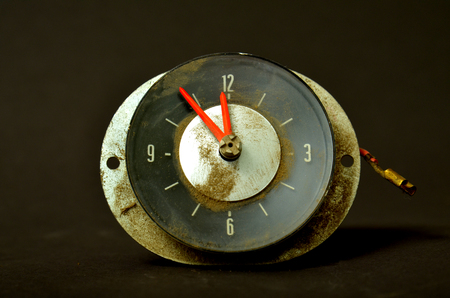 Picture of  Vintage alarm clock. Time conceptの写真素材