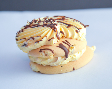 picture of a cute  fresh prepared sweet cakeの写真素材