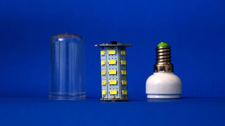 picture of a parts of led light bulb,new generation energy saving objectの写真素材