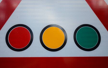 Picture of a Traffic sign for traffic lightsの写真素材