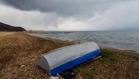 Picture of a Lake Prespa in Macedoniaの写真素材