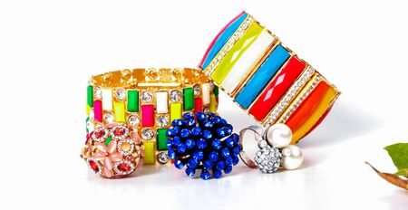 picture of a jewelry on white background