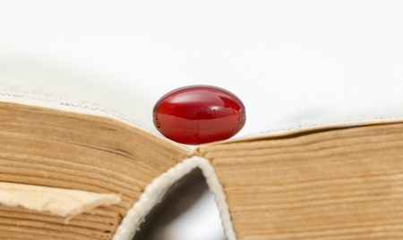 Krill oil capsuleの写真素材