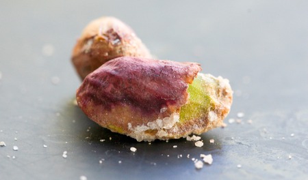 picture f a salted pistachios. dry foodの写真素材