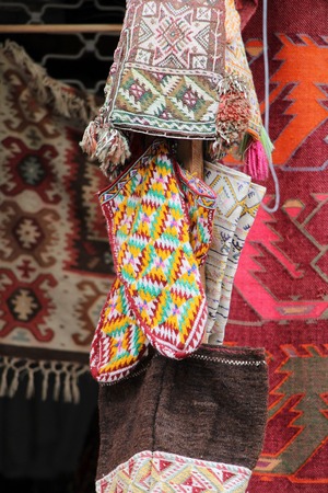 picture of a coooful macedonian hand made traditional woolen rugs. color conceptの写真素材