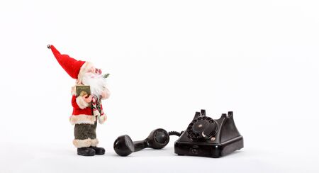 picture of a Christmas decorations on white backgroundの写真素材