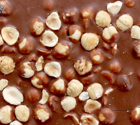 image of hazelnut chocolate, sweet food conceptの写真素材