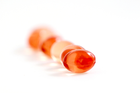 image of a Cod Liver Oil Capsules, Omega 3, Vitamin Dの写真素材