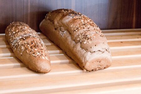 image of a fresh baked bread in a shop