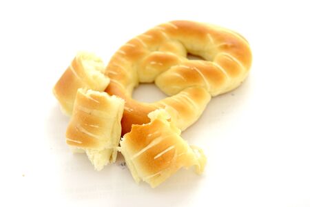 fresh bakery on a white background,の写真素材