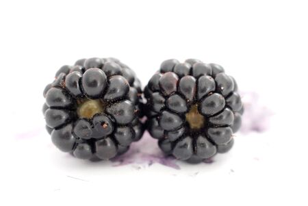 ripe blackberries fruits ,studio shot, image of aの写真素材