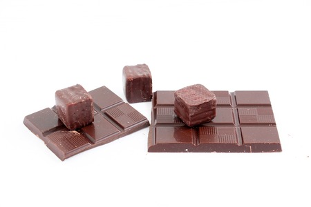Dark Chocolate and chocolate bonbon