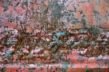 rusty and corroded metal plate, texture image
