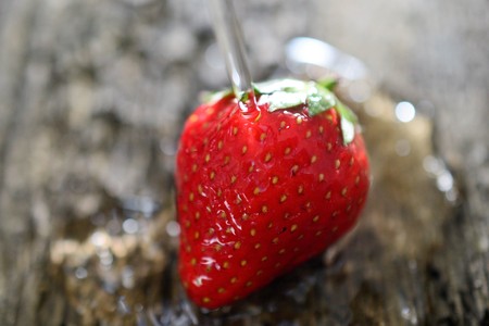 Strawberry. Fresh berry fruit, spring food conceptの写真素材