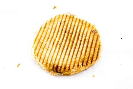 fresh prepared toast sandwich on white background,image of aの写真素材