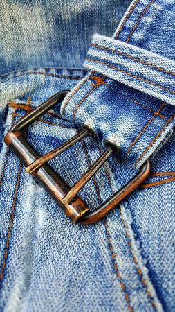 close up details of jeans clothes imageの写真素材