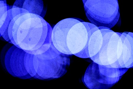 abstract bokeh lights on black background image