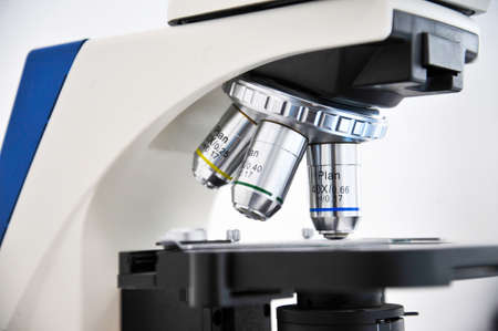Details of a Medical Microscope close up image .の写真素材