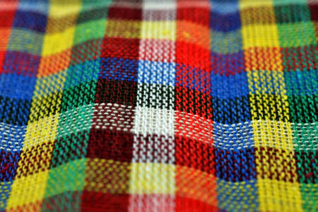 Kitchen towel dishcloth , colorful patterns of a fabric .