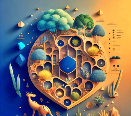 Ecology concept. 3D illustration of eco-friendly concept.の素材