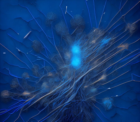 abstract fractal background a computer-generated 2D illustration, textureの素材