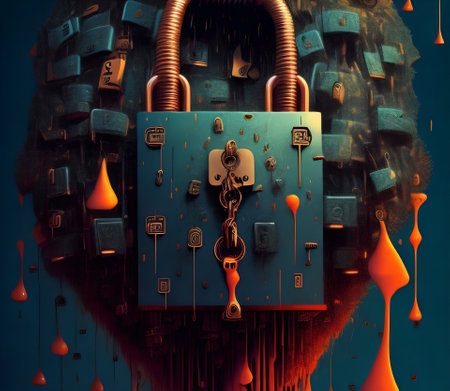 Cyber attack concept. 3d illustration of cyber attack concept.の素材