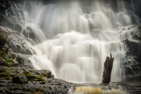 The Bou Sra waterfall is located in the Sen Monorom, National Park in the east of Cambodia,near the...