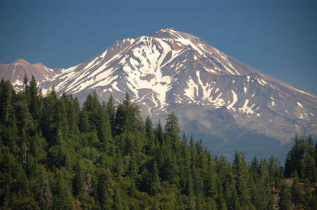Dramatic Mount Shasta viewの写真素材