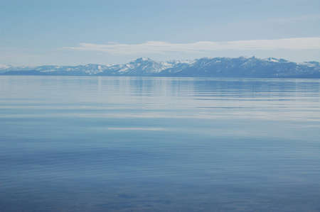 Shimmering Lake Tahoeの写真素材