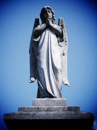 Praying angelの写真素材
