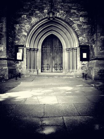 Church entranceの写真素材