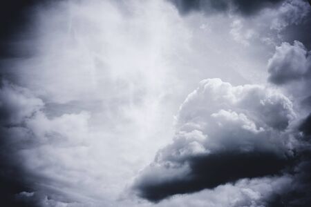 Dark clouds with copyspaceの写真素材