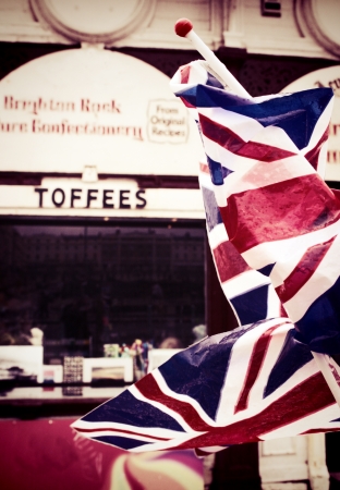 Old shop in Brighton since demolishedのeditorial素材