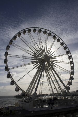 Backlit Big Wheel, Brightonのeditorial素材