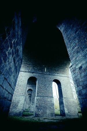 Under railway arches, Southgate, Londonのeditorial素材