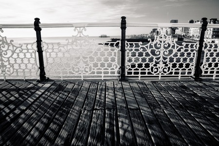 BRIGHTON SUSSEX UK 13 October 2016: Brighton Palace Pier, Englandのeditorial素材