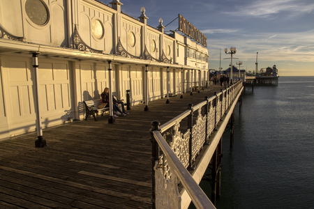 BRIGHTON SUSSEX UK 13 October 2016: Brighton Palace Pier, Englandのeditorial素材